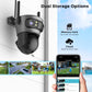 20MP Outdoor WiFi Camera – 4 Lens, 10X Zoom, Auto Tracking