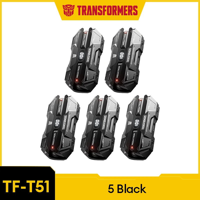 Choice Transformers TF-T51 Bluetooth 5.4 Gaming Headset – Wireless with LED & AI Translator