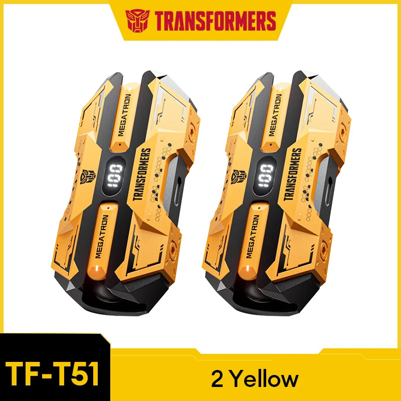 Choice Transformers TF-T51 Bluetooth 5.4 Gaming Headset – Wireless with LED & AI Translator