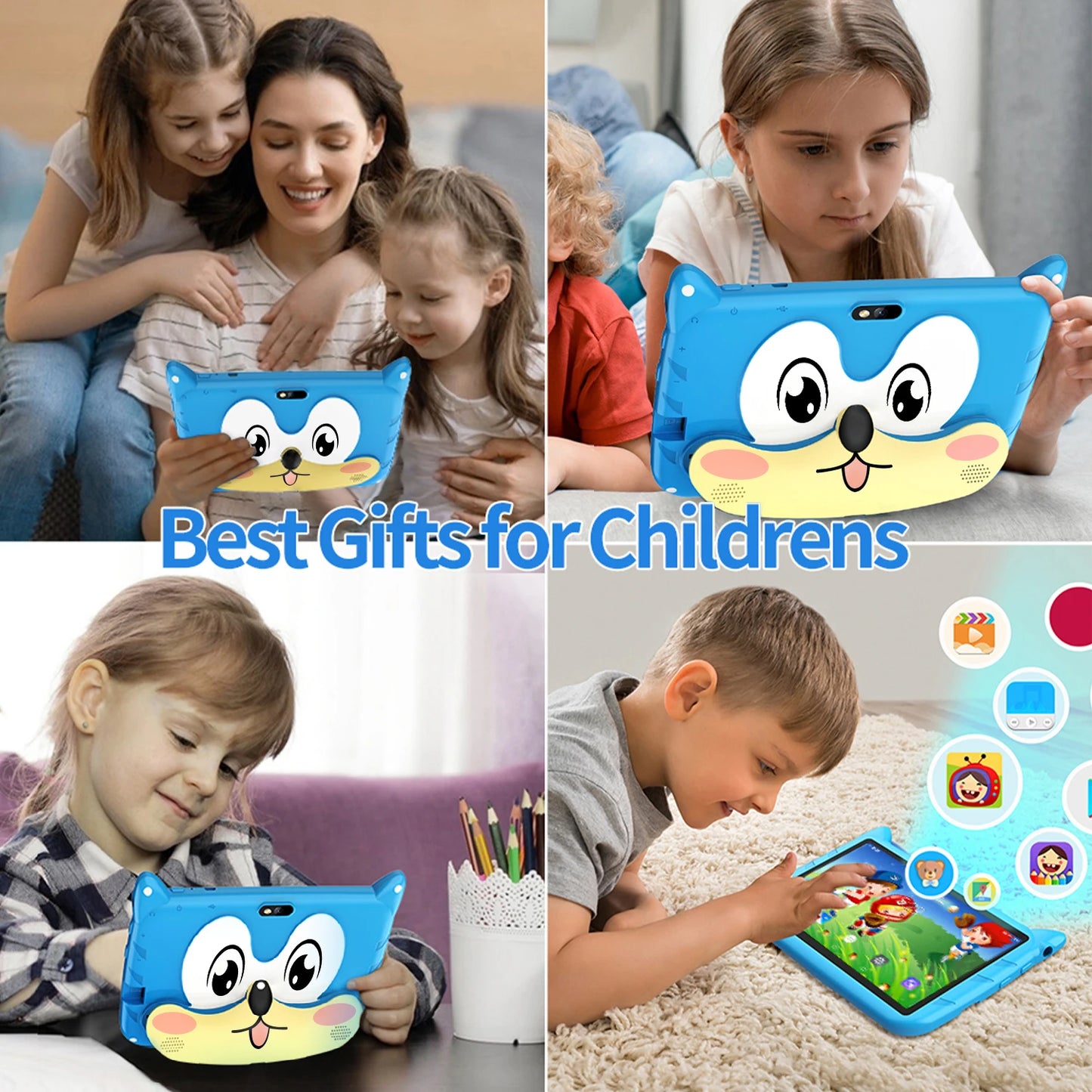 7'' Kids Tablet – Global 5G, Quad Core Android, 4GB+64GB, Educational