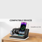 SEMOIC 7-in-1 Wireless Charging Station – Fast Charger with Clock & Night Light
