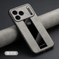 Matte Fiber iPhone Case – MagSafe & Magnetic Stand (iPhone 14–17 Pro Max/Air)