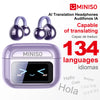 MINISO MS201 Bluetooth EarClip Headphones – AI Translator, 60H Playtime