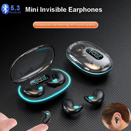 X55 Sleeping TWS Earbuds – Wireless, Stereo, Mic, Waterproof
