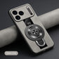 Matte Fiber iPhone Case – MagSafe & Magnetic Stand (iPhone 14–17 Pro Max/Air)