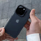Luxury Transparent Matte Case – Bumper Cover for iPhone 11–16 Pro/Max
