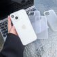 Soft TPU Matte Phone Case – Transparent Cover for iPhone 11–17 Series
