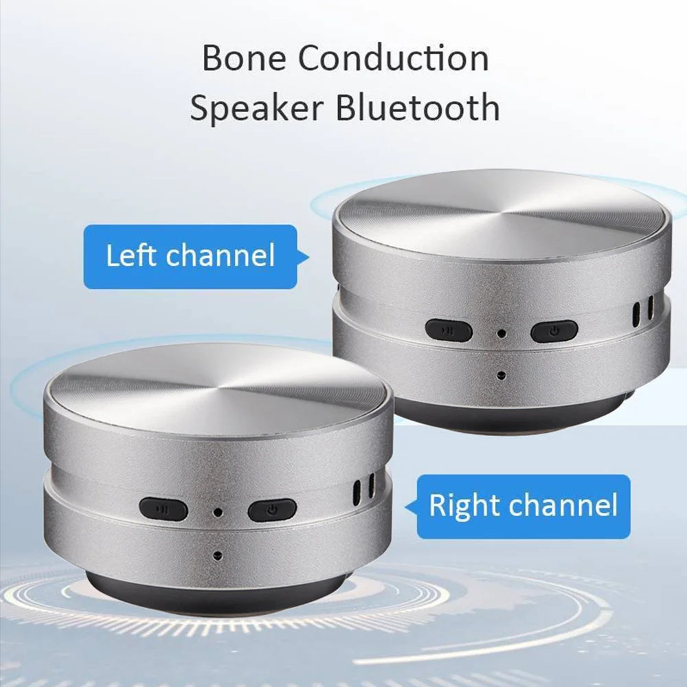 2025 Bone Conduction Bluetooth Speaker – TWS 3D Stereo with FM Radio