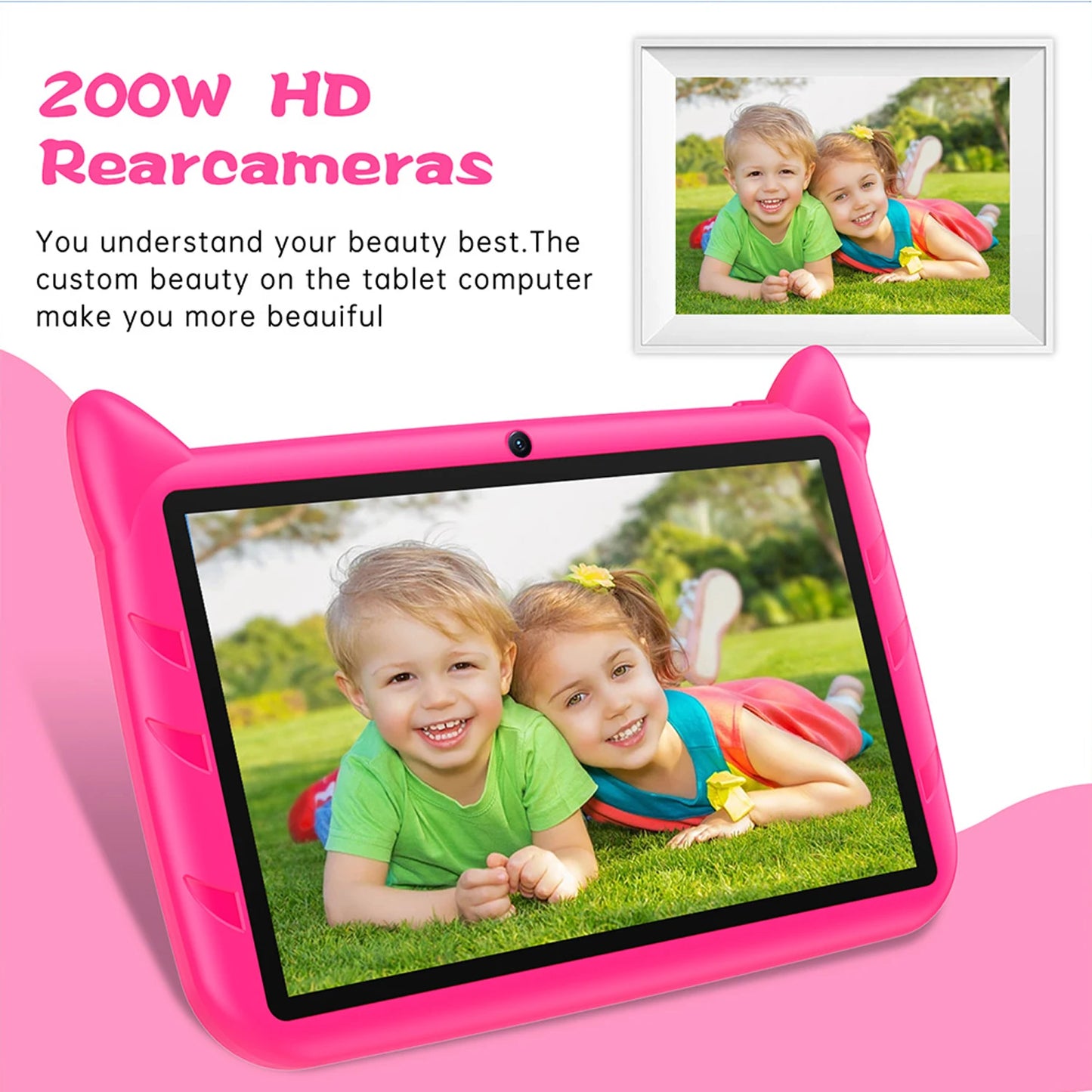 7'' Kids Tablet – Global 5G, Quad Core Android, 4GB+64GB, Educational