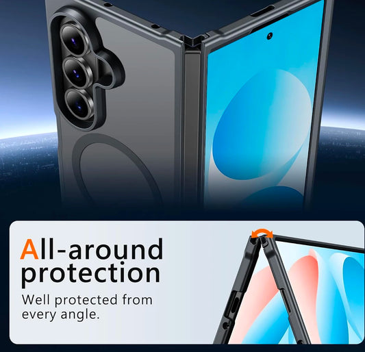UYUXIO Magnetic Case – Slim Rugged Wireless Charging (Galaxy Z Fold 7)