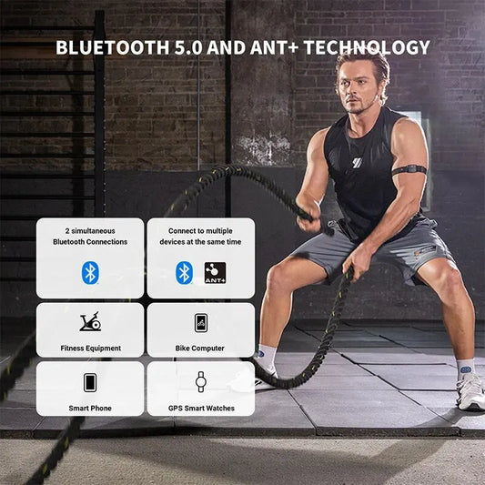 COOSPO HW9 Armband Heart Rate Monitor – BLE5.0 & ANT+ for Fitness & Cycling