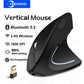 Vertical Ergonomic Mouse – Dual Mode 2.4G & Bluetooth, RGB, Silent 1600DPI