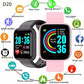 D20 Y68 Smartwatch – Fitness Tracker, Sports, IP67 Waterproof, Android Compatible