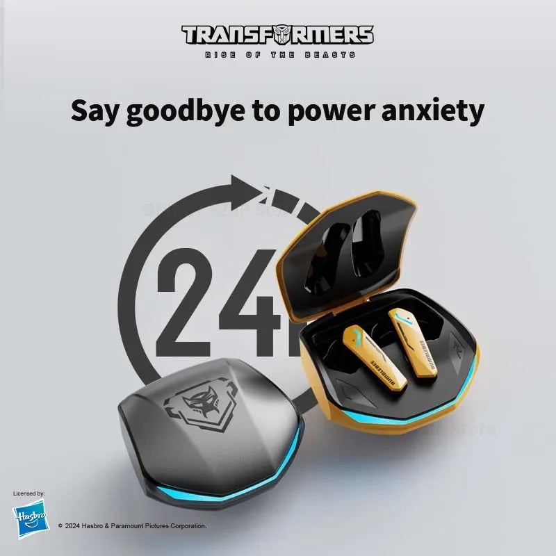 Transformers TF-T10 Bluetooth Earphones – Gaming, Low Latency, Dual Mode