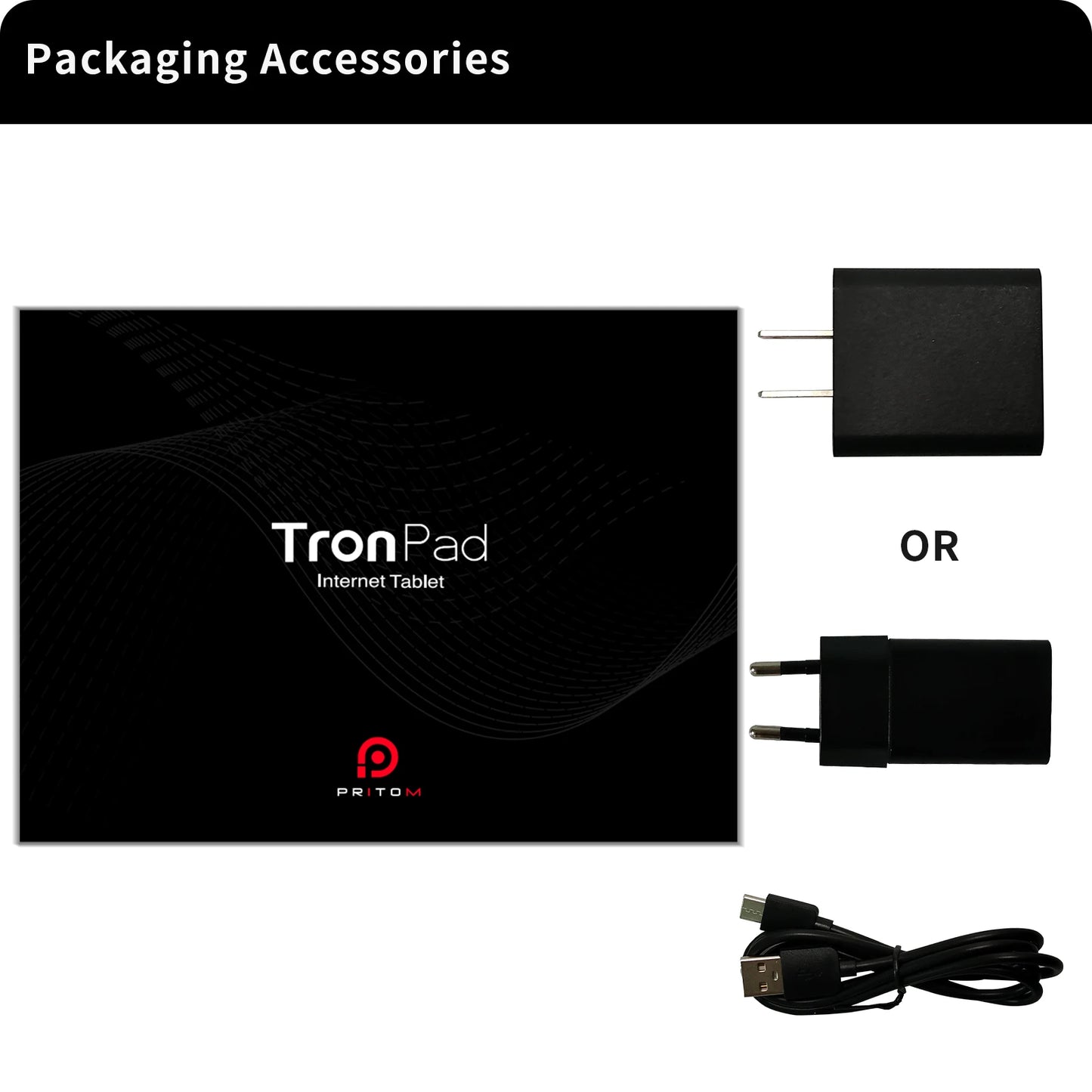PRITOM 10'' Android Tablet – SIM Slot, 64GB, WiFi 3G Calls & GPS