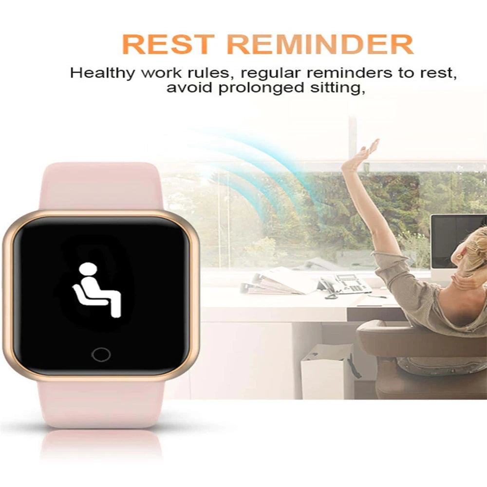 Smart Watch for Men & Women – Bluetooth, Music, Fitness & Health Monitor