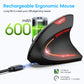 HXSJ Dual-Mode Vertical Mouse – 2025 Ergonomic Rechargeable 2400DPI