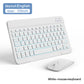 RGB Backlit Bluetooth Keyboard & Mouse – 10-Inch Wireless for Tablet/Laptop