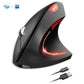 HXSJ Dual-Mode Vertical Mouse – 2025 Ergonomic Rechargeable 2400DPI