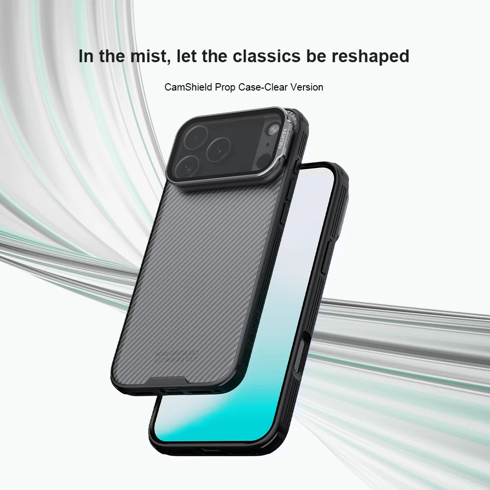 Nillkin CamShield iPhone Case – Camera Protection & Stand (iPhone 17 Series)