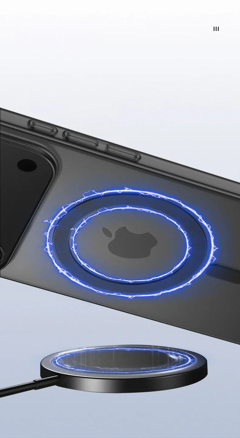 Luxury Matte iPhone Case – MagSafe & Wireless Charging (iPhone 11–17)