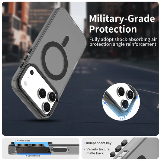 Luxury Armor iPhone Case – MagSafe & Wireless (iPhone 17 Series)