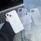 Soft TPU Matte Phone Case – Transparent Cover for iPhone 11–17 Series