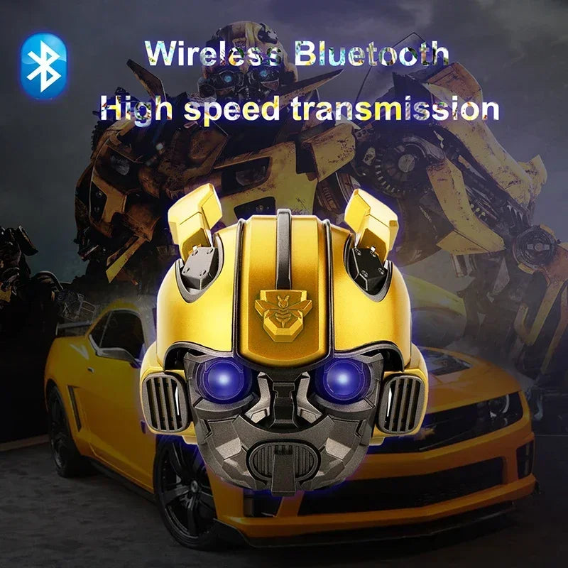 Transformers Bumblebee Bluetooth Speaker – Dual Speakers, LED, Heavy Bass