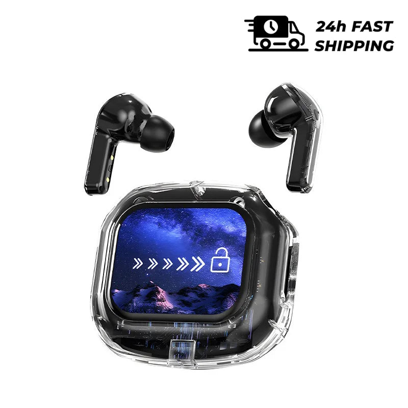 Smart Translation Headphones – Wireless Bluetooth Earbuds with Touch Screen & HiFi Audio