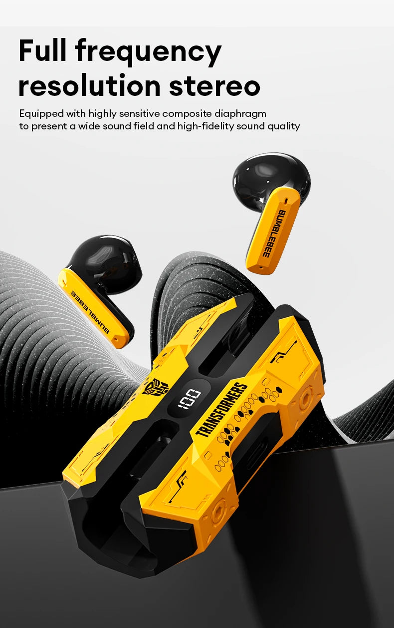 Choice Transformers TF-T51 Bluetooth 5.4 Gaming Headset – Wireless with LED & AI Translator