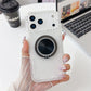 Strong Magnetic 360° Stand iPhone Case – Clear Shockproof Armor (11–17)