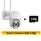 6K HD PTZ Outdoor WiFi Camera – 3 Lens, Auto Tracking Security