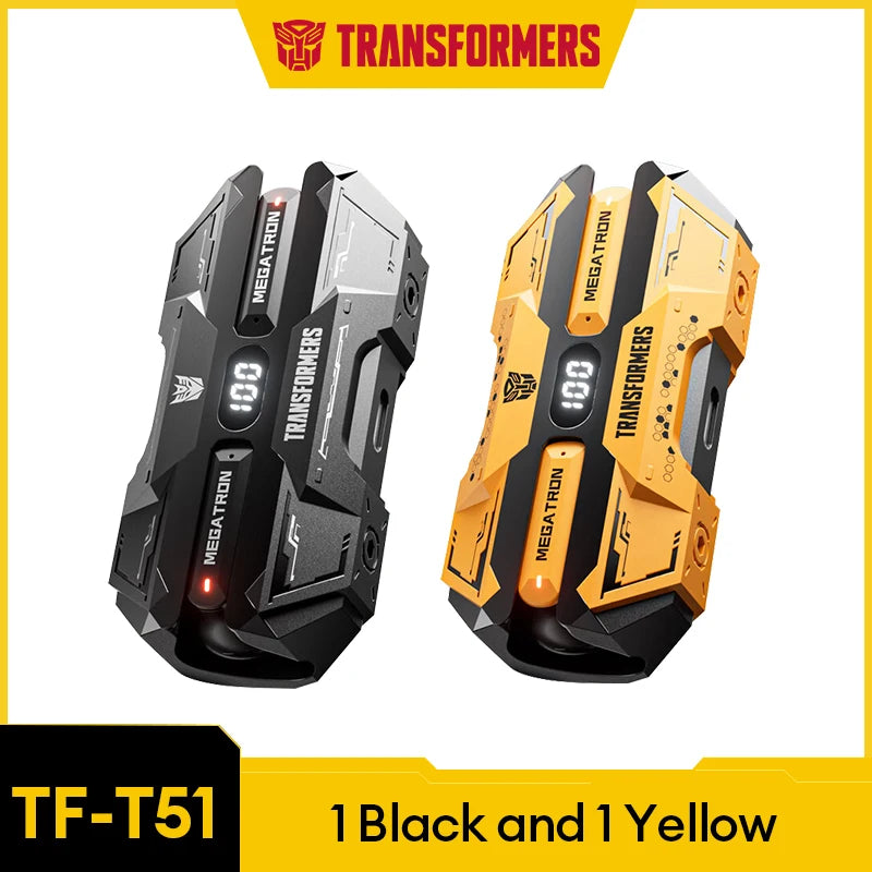 Choice Transformers TF-T51 Bluetooth 5.4 Gaming Headset – Wireless with LED & AI Translator
