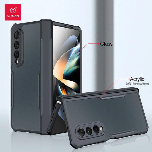 Xundd Foldable Shockproof Case – Samsung Galaxy Z Fold 3–7 (Glass+PC+TPU)