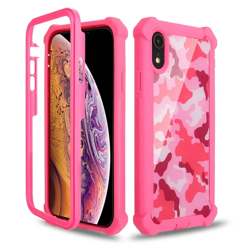 Shockproof Transparent TPU Phone Case – iPhone 6–12 Pro/Max