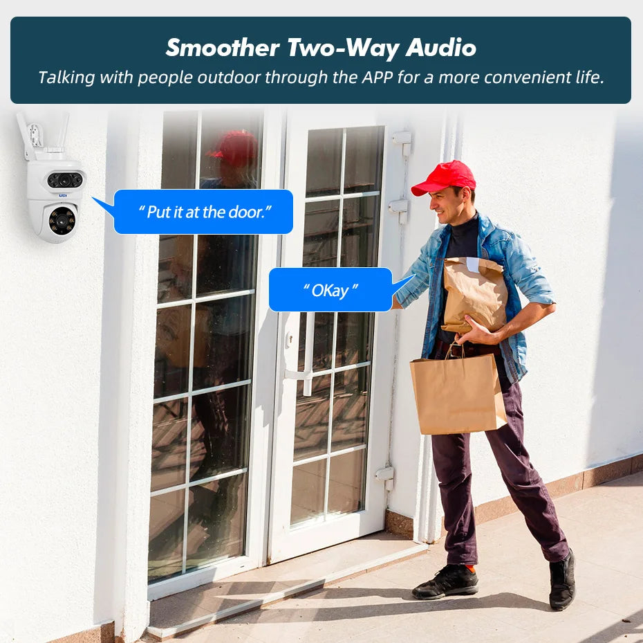 KERUI 5K 10MP Dual Lens WiFi Camera – Smart PTZ Outdoor Security
