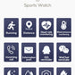 116 Smart Fitness Bracelet – Sport Watch, Music & Message Control, Bluetooth