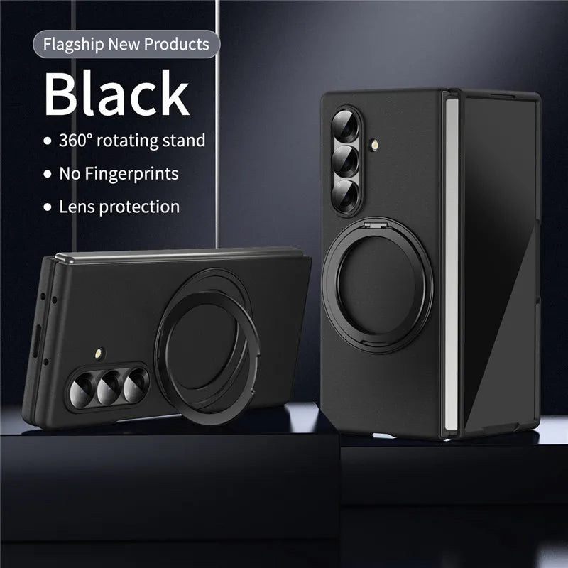 Magnetic Ring Case – Samsung Galaxy Z Fold 7, MagSafe & Wireless Charging