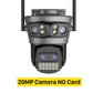 20MP Outdoor WiFi Camera – 4 Lens, 10X Zoom, Auto Tracking