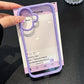 Luxury Candy Color Bumper Case – Transparent Shockproof iPhone 7–16