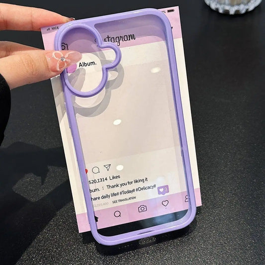 Luxury Candy Color Bumper Case – Transparent Shockproof iPhone 7–16