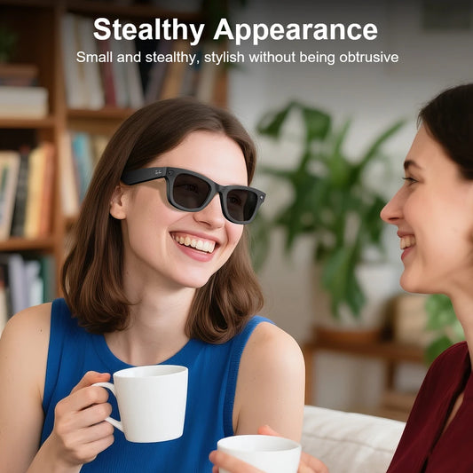 HIBLOKS AI Smart Glasses Sticker – Video Recording & Shading for Ray-Ban