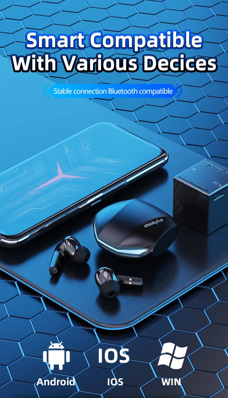 Lenovo GM2 Pro Earphones – Bluetooth 5.3, Dual Mode Gaming & Music