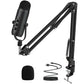 Haomuren USB Streaming Microphone – Cardioid Condenser with Boom Arm