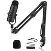 Haomuren USB Streaming Microphone – Cardioid Condenser with Boom Arm