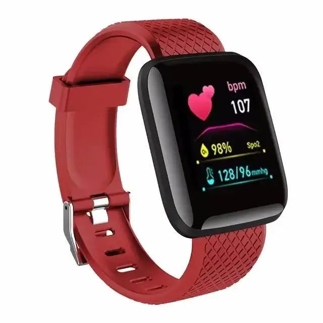 116 Smart Fitness Bracelet – Sport Watch, Music & Message Control, Bluetooth