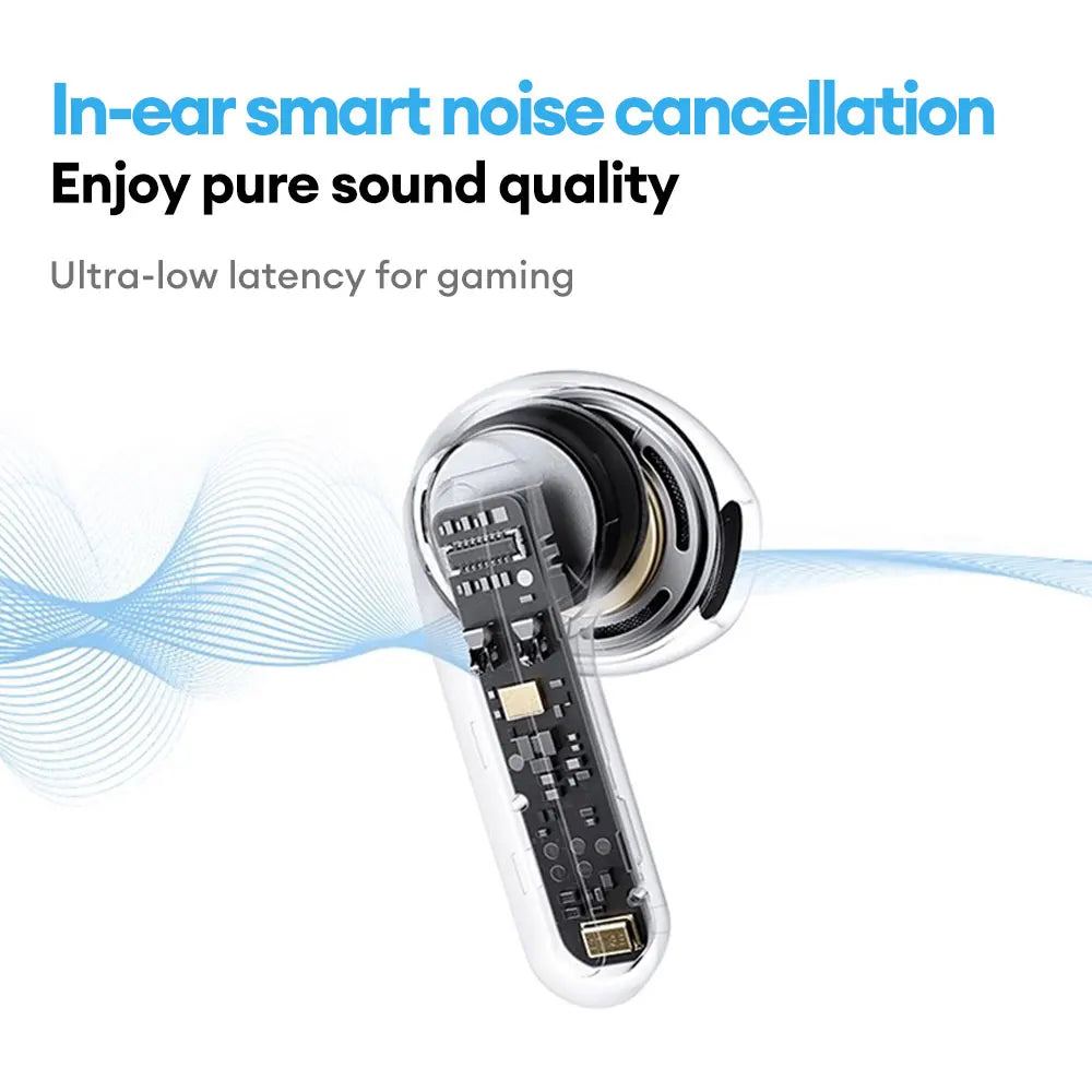 Lenovo LE209 Wireless Bluetooth Earphones – ANC, HiFi Music, 30H Battery