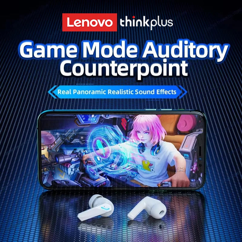 Lenovo GM2 Pro Earphones – Bluetooth 5.3, Dual Mode Gaming & Music
