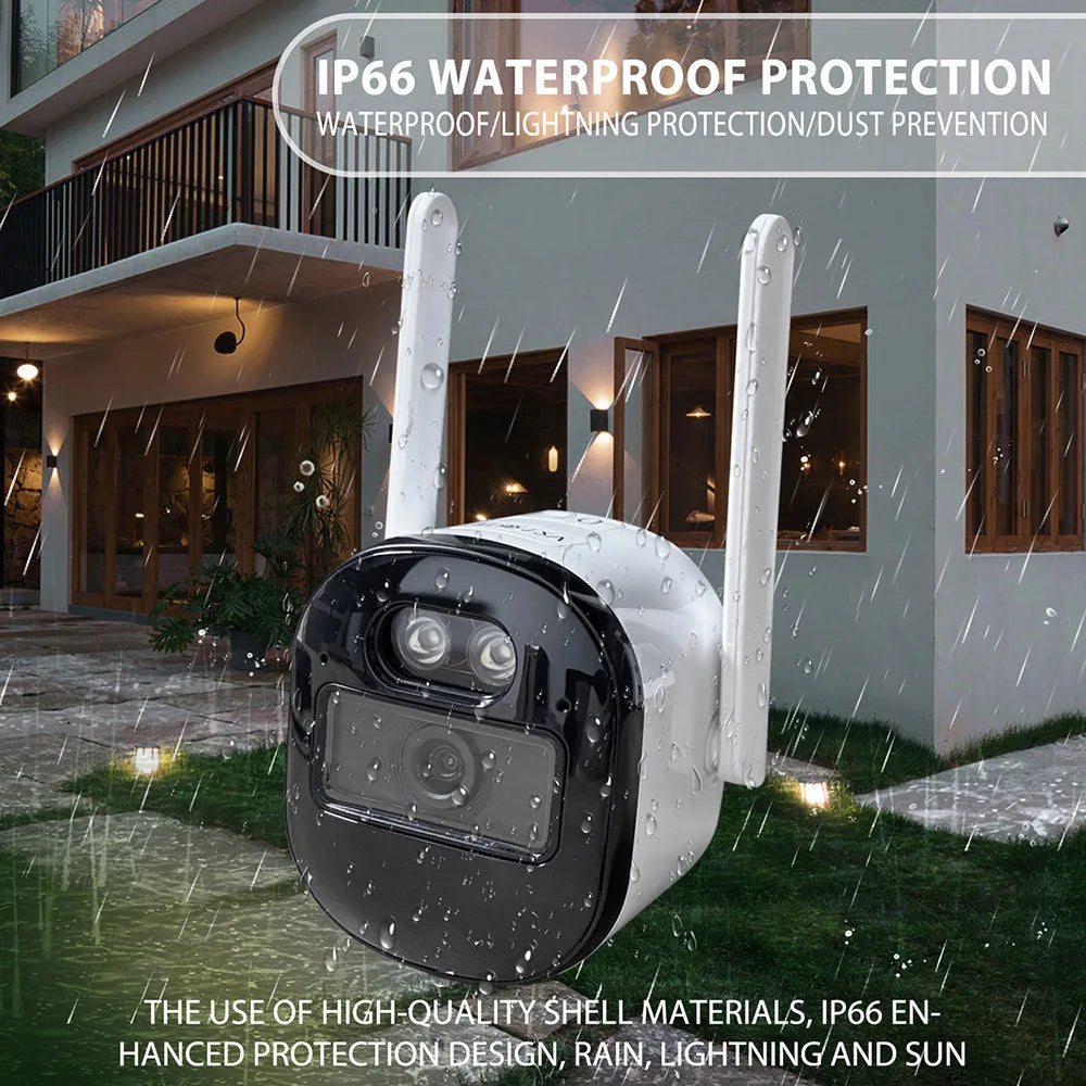 WOUWON Tuya Smart WiFi NVR Kit – 3MP 4CH/8CH Waterproof CCTV System