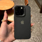 Luxury Transparent Matte Case – Bumper Cover for iPhone 11–16 Pro/Max